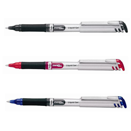Pentel BL17-A Black Energel Pen 0.7mm Box 12